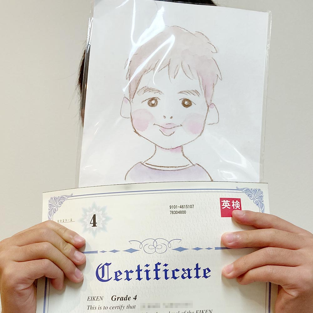 8歳で4級に合格したSNさん